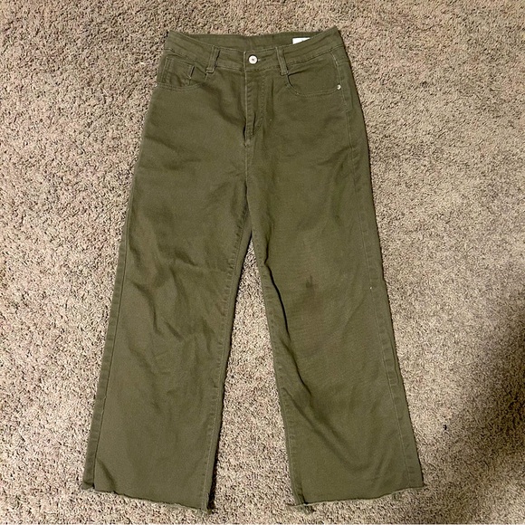 Allimy Pants - High Waisted Cropped Pants